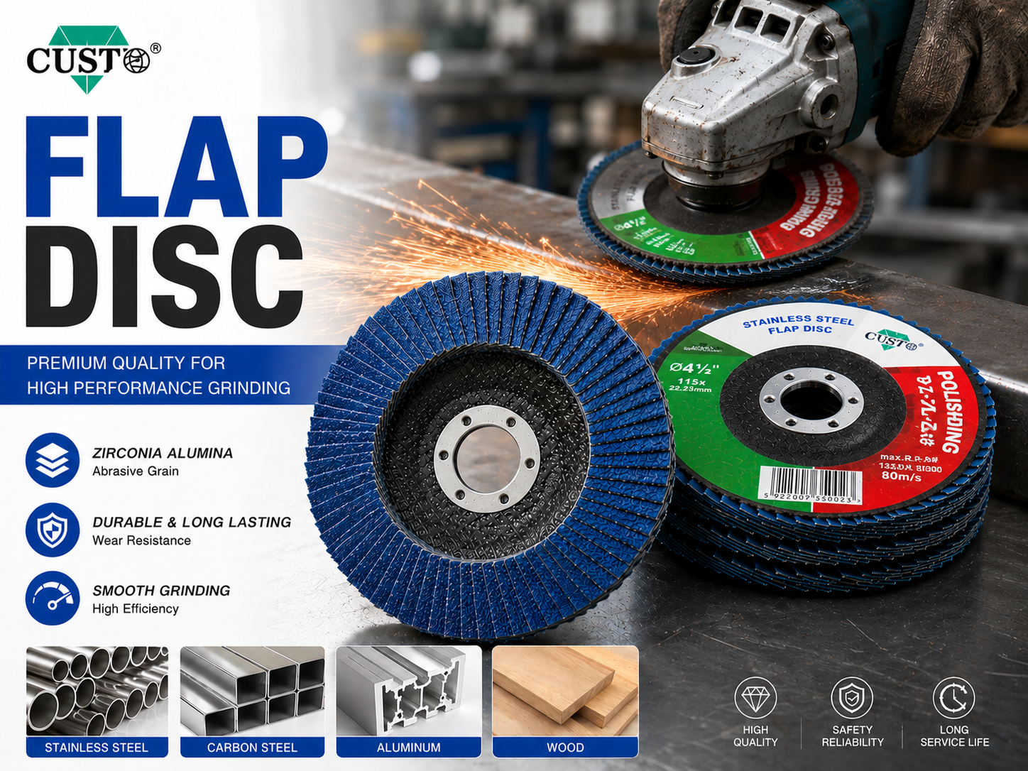 Alüminyum Flap Disk 9