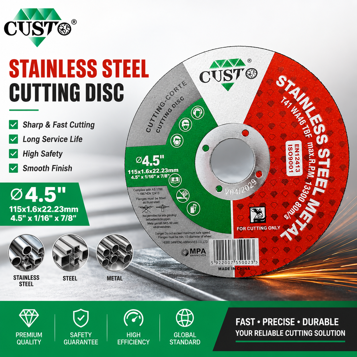Flat Cut-off Wheel-115x1.6 - 翻译中...