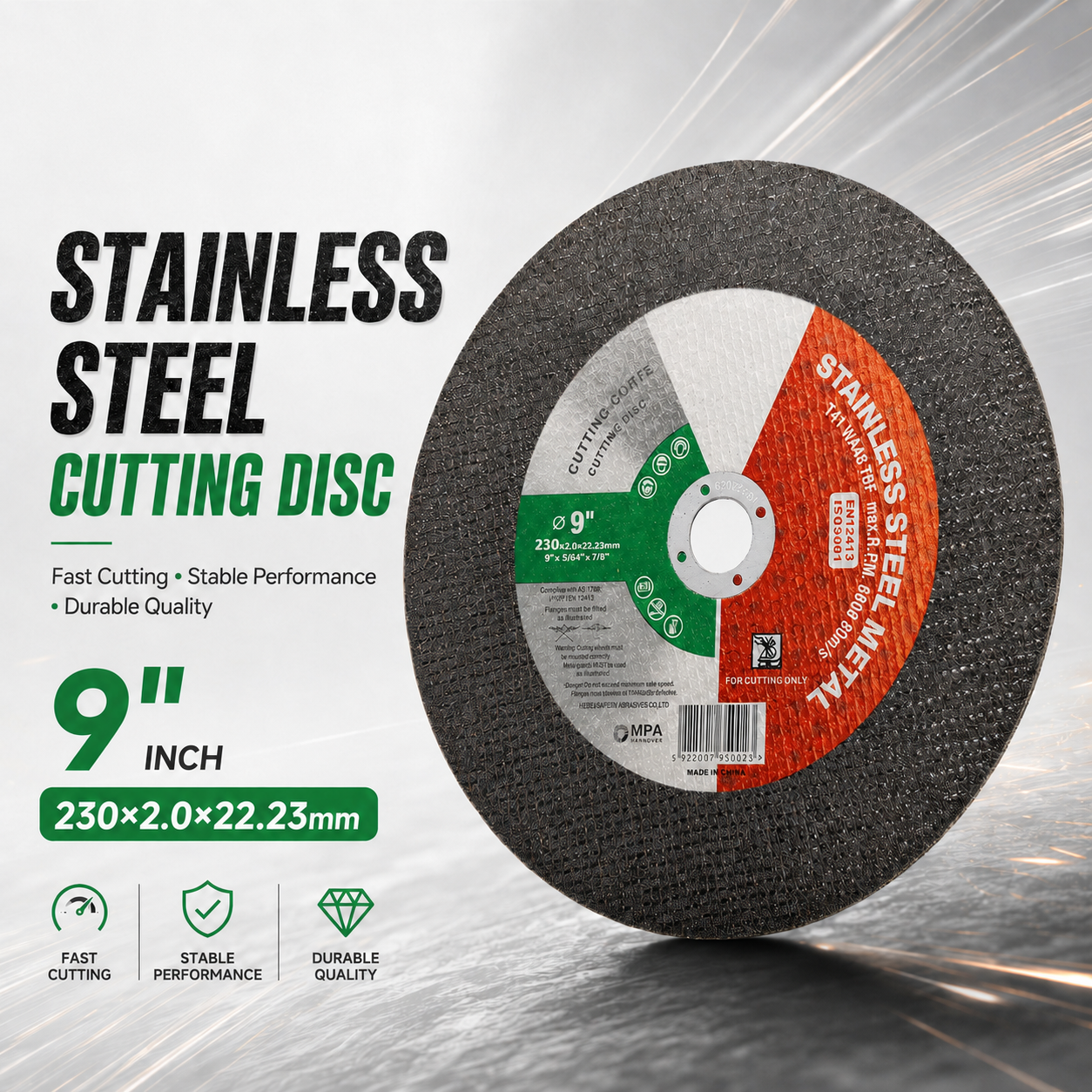 Inox Kesici Disk-230x2